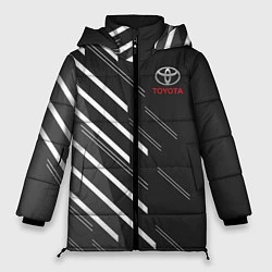 Куртка зимняя женская Toyota: White Rays, цвет: 3D-красный