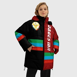Куртка зимняя женская Dagestan, цвет: 3D-красный — фото 2