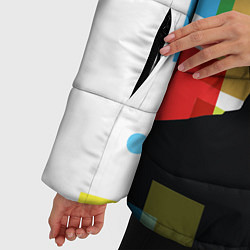 Куртка зимняя женская Илон Маск, цвет: 3D-черный — фото 2