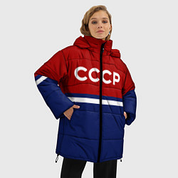 Куртка зимняя женская СССР: Спортсмен, цвет: 3D-черный — фото 2