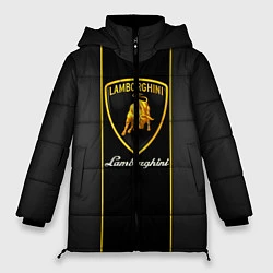 Куртка зимняя женская Lamborghini Luxury, цвет: 3D-черный