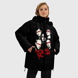 Куртка зимняя женская My Chemical Romance Boys, цвет: 3D-светло-серый — фото 2