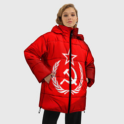 Куртка зимняя женская Патриот СССР, цвет: 3D-черный — фото 2