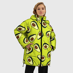 Куртка зимняя женская Стиль авокадо, цвет: 3D-черный — фото 2