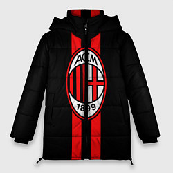 Куртка зимняя женская AC Milan 1899, цвет: 3D-красный
