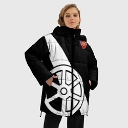 Куртка зимняя женская FC Arsenal: Exclusive, цвет: 3D-черный — фото 2