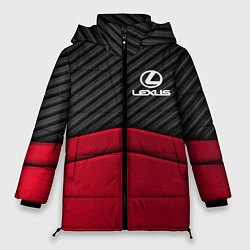 Куртка зимняя женская Lexus: Red Carbon, цвет: 3D-черный