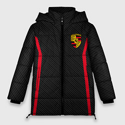 Куртка зимняя женская Porsche: Sport Edition, цвет: 3D-черный