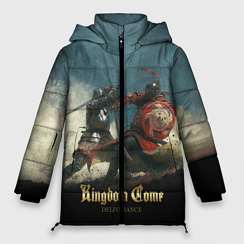 Женская зимняя куртка Kingdom Come: Deliverance / 3D-Светло-серый – фото 1