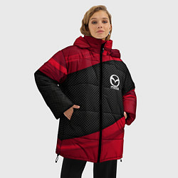 Куртка зимняя женская Mazda: Red Sport, цвет: 3D-черный — фото 2