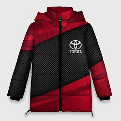 Куртка зимняя женская Toyota: Red Sport, цвет: 3D-красный
