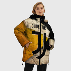 Куртка зимняя женская FC Juventus: Old Style, цвет: 3D-красный — фото 2