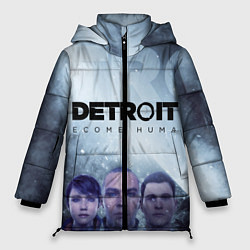 Куртка зимняя женская Detroit: Become Human, цвет: 3D-черный