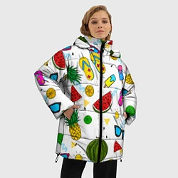 Куртка зимняя женская Летний стиль, цвет: 3D-черный — фото 2