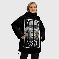 Куртка зимняя женская ASAP Rocky: Gold Edition, цвет: 3D-светло-серый — фото 2