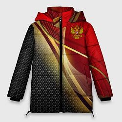 Куртка зимняя женская RUSSIA SPORT: Gold Collection, цвет: 3D-черный