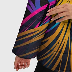 Куртка зимняя женская Floral Design, цвет: 3D-черный — фото 2