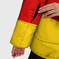 Куртка зимняя женская Немецкий футбол, цвет: 3D-черный — фото 2