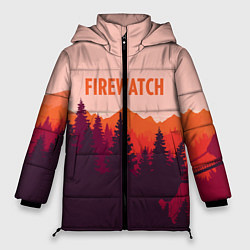 Куртка зимняя женская Firewatch: Orange Style, цвет: 3D-черный