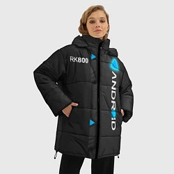 Куртка зимняя женская RK800 Android, цвет: 3D-светло-серый — фото 2