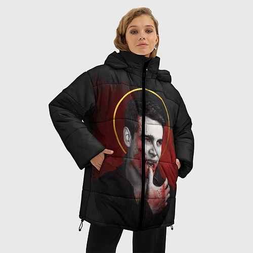 Женская зимняя куртка Simon Lewis / 3D-Красный – фото 3