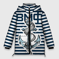 Куртка зимняя женская Якорь ВМФ, цвет: 3D-черный