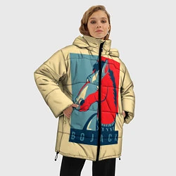 Куртка зимняя женская BoJack Obey, цвет: 3D-черный — фото 2