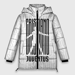 Куртка зимняя женская Cris7iano Juventus, цвет: 3D-красный