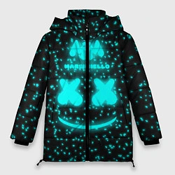Женская зимняя куртка Marshmello: Blue Fireflies