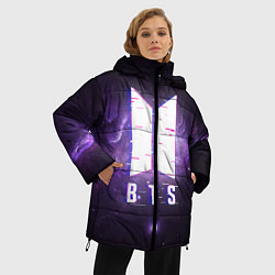 Куртка зимняя женская BTS: Violet Space, цвет: 3D-черный — фото 2
