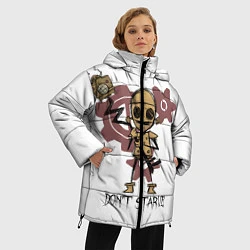 Куртка зимняя женская Don't Starve: WX-78, цвет: 3D-черный — фото 2