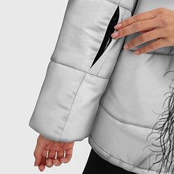 Куртка зимняя женская True Detective: Horny Girl, цвет: 3D-светло-серый — фото 2