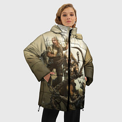 Куртка зимняя женская Ярость хищника, цвет: 3D-черный — фото 2