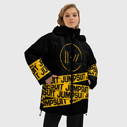 Куртка зимняя женская Twenty One Pilots: Jumpsuit, цвет: 3D-черный — фото 2