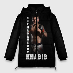 Куртка зимняя женская Хабиб: Дагестанский борец, цвет: 3D-черный