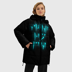 Куртка зимняя женская TES: FUS RO DAH, цвет: 3D-черный — фото 2