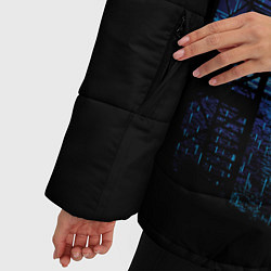 Куртка зимняя женская Blade Runner: Dark Night, цвет: 3D-черный — фото 2