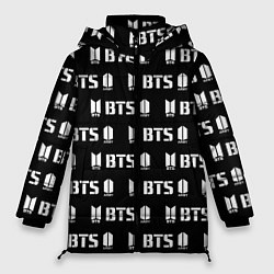 Куртка зимняя женская BTS: Black Army, цвет: 3D-черный