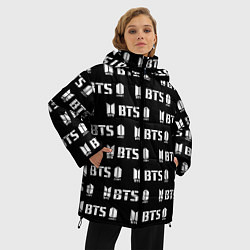 Куртка зимняя женская BTS: Black Army, цвет: 3D-черный — фото 2