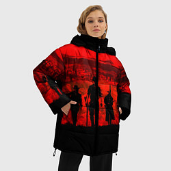 Куртка зимняя женская RDR 2: Sunset, цвет: 3D-черный — фото 2