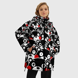 Куртка зимняя женская Kumamons, цвет: 3D-черный — фото 2