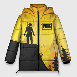 Куртка зимняя женская PUBG: Sunrise, цвет: 3D-черный