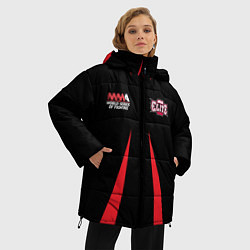 Куртка зимняя женская MMA Elite, цвет: 3D-черный — фото 2