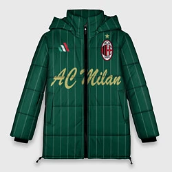 Куртка зимняя женская AC Milan: Green Form, цвет: 3D-красный