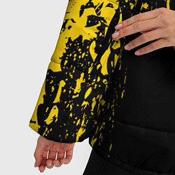 Куртка зимняя женская 21 Pilots: Yellow & Black, цвет: 3D-черный — фото 2
