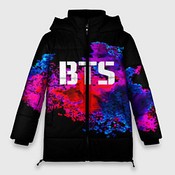 Куртка зимняя женская BTS: Colors Explode, цвет: 3D-светло-серый