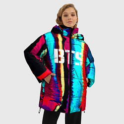 Куртка зимняя женская BTS: Colours, цвет: 3D-черный — фото 2