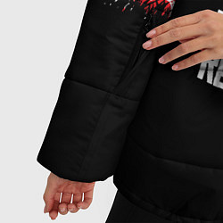 Куртка зимняя женская RDR 2: Red Blood, цвет: 3D-черный — фото 2