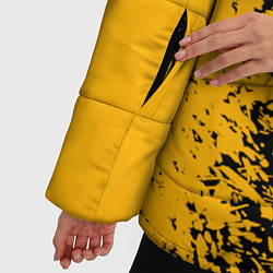 Куртка зимняя женская PUBG: Yellow vs Black, цвет: 3D-красный — фото 2