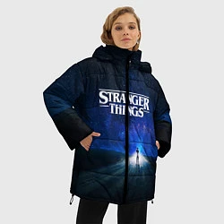 Куртка зимняя женская Stranger Things: Road Light, цвет: 3D-черный — фото 2